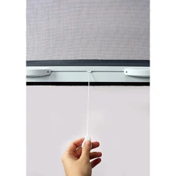 Volet-Moustiquaire MOUSTIQUAIRE ENROULABLE EN ALU H.145 X L.100 CM POUR FENETRE - TOP PRIX - poignées Design