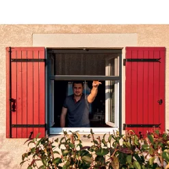 Werka Pro Moustiquaire enrouleur de fenêtre aluminium gris anthracite