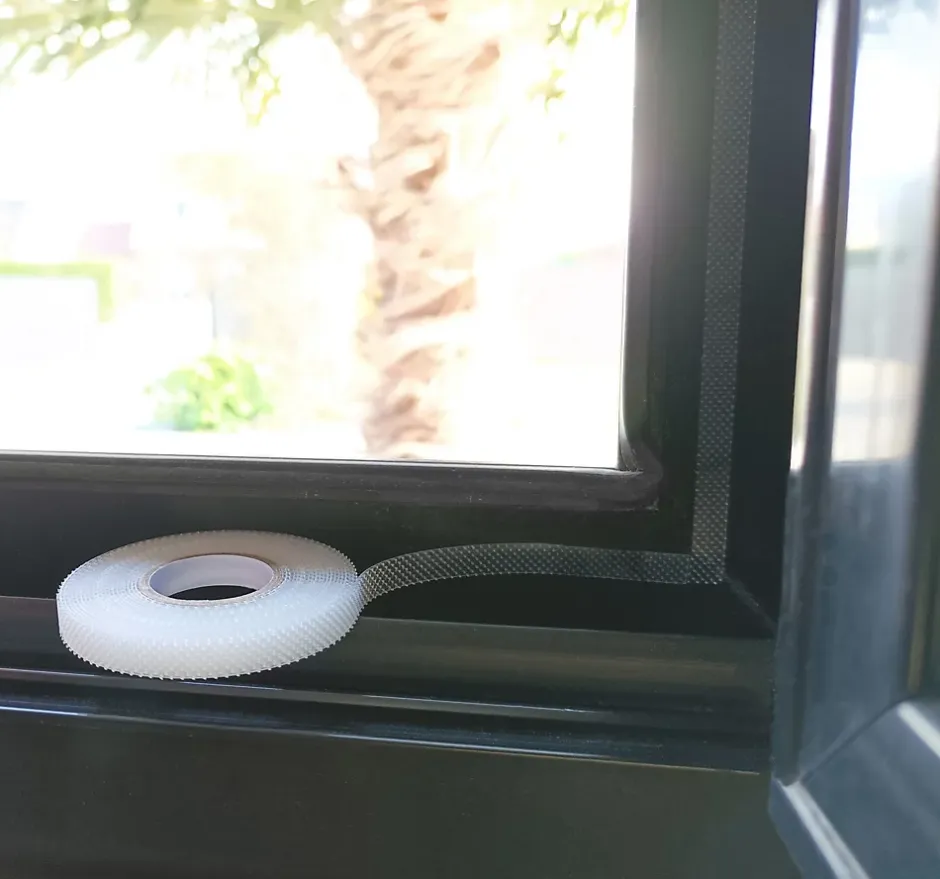 Avosdim Moustiquaire filet pour fenêtre - L100 x H100cm - Gris Anthracite