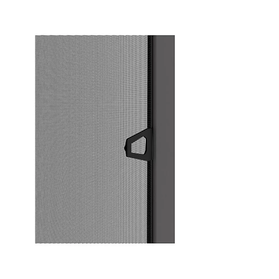 Moustiquaire fixe alu 150 cm x 150 cm, coloris gris-Volet-Moustiquaire Discount