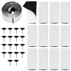 Moustiquaire porte 100x210cm noir montage adhésif sans perçage ni vissage anti insectes-ECD Germany