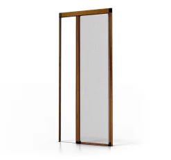 Avosdim Moustiquaire porte LUXE - L140 x H230cm - Chêne doré