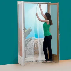 Moustiquaire porte-fenêtre rideau- Lot de 2-Ose Clearance