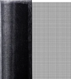 Moustiquaire Pour fenêtre et porte Ultra résistant Noir Largeur 1,2 m Longueur 15 mètres --Floordirekt New