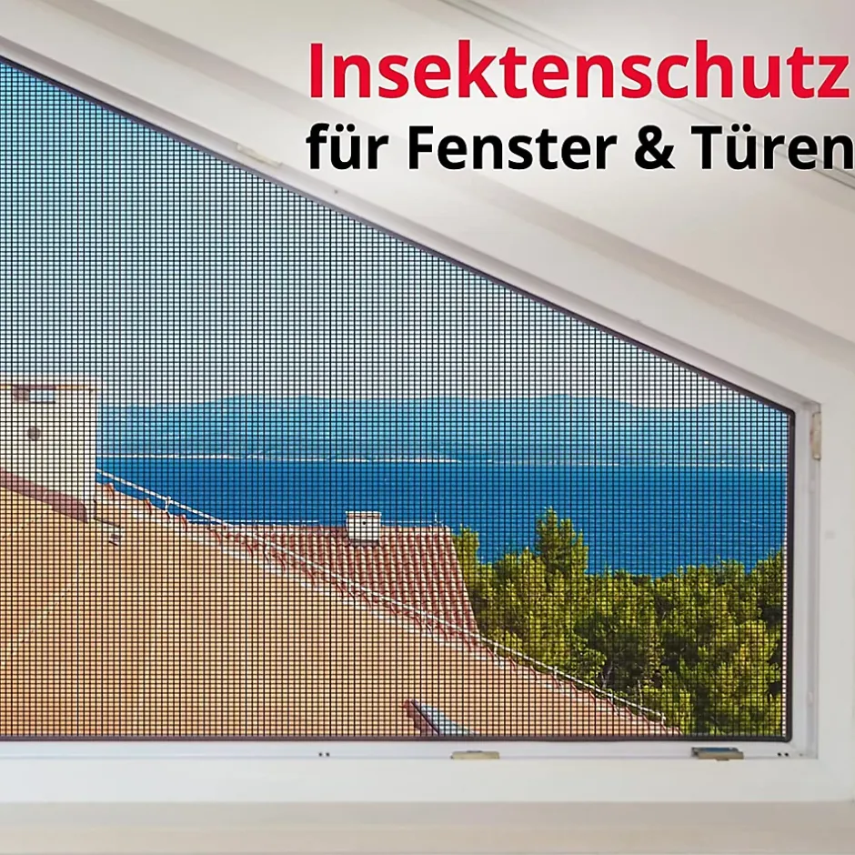 Moustiquaire Pour fenêtre et porte Ultra résistant Noir Largeur 1,2 m Longueur 15 mètres --Floordirekt New