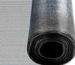 Moustiquaire Pour fenêtre et porte Ultra résistant Noir Largeur 1,0 m Longueur 15 mètres --Floordirekt Outlet