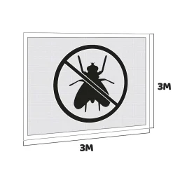 Moustiquaire pour gazebo de jardin 300xH200 cm - Vert-Frankystar Sale