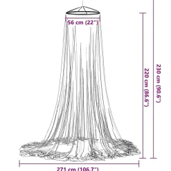Moustiquaire pour lit 220 maille blanc 56x56x220 cm-Vidaxl Sale