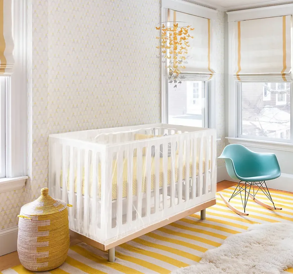 Moustiquaire pour lit bébé avec ouverture zippée-Avosdim