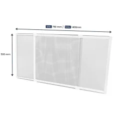 Avosdim Moustiquaire pour Volet Roulant Anthracite