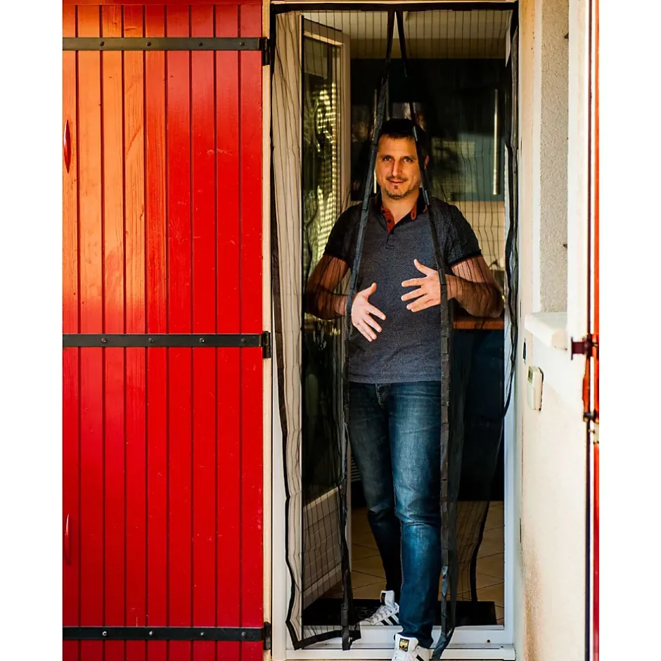 Moustiquaire rideau de porte aimantée 215 x 100 cm-Werka Pro Clearance