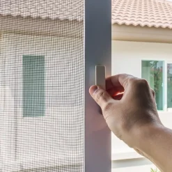 Comercial Candela Moustiquaire 1X30 M Composition 80% Fibre Verre 20% PVC Protection Portes Et Fenetres Gris