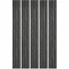 Decoon Mur TV - Lot de 5 Panneaux tasseaux bois 250 x 30 x 1,9 cm - décor marbre noir/feutrine noir - 3,75m²