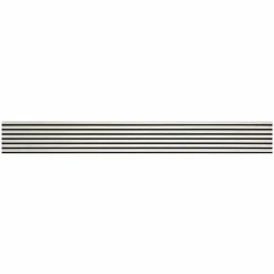 Decoon Mur TV - Lot de 5 Panneaux tasseaux bois 250 x 30 x 1,9 cm - décor marbre blanc/feutrine noir - 3,75m²