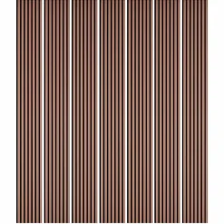 Decoon Mur TV - Lot de 7 Panneaux tasseaux bois 250 x 30 x 1,9 cm - terracotta/feutrine noir - 5,25m²