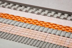 Natte de désolidarisation et de drainage en polyéthylène DITRA-DRAIN 4 - Le rouleau de 25 M x 1 M - DITRA DRAIN 4-Schluter Online