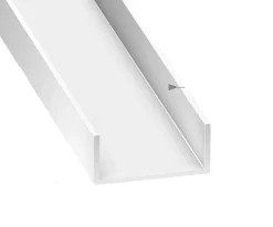 Nez de cloison - PVC blanc - 20 x 54 mm, L. 2,6 m-CQFD Sale