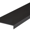 Nordlinger Pro Nez de cloison aluminium noir 10 x 74 mm L.2,6 m