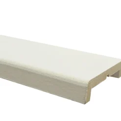 Nez de cloison en MDF prépeint blanc 11X103mm L.2,50m- Clearance