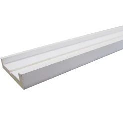 Nez de cloison en MDF prépeint blanc 11X103mm L.2,50m- Clearance