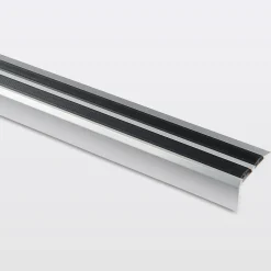 Nez de marche en aluminium décor métal 40 x 20 x 900 mm-GoodHome Best
