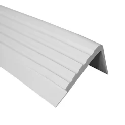 Nez de marche PVC 45x50mm, , profilé d'escalier RO, antidérapant, d'escalier-protection, gris, 1.5m-Quest Clearance