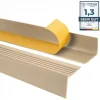 Nez de marche PVC 50x42mm, , profilé d'escalier RGP, auto-adhésif, antidérapant, d'escalier-protection, beige, 0.8m-Quest Sale