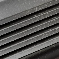 Nez de marche PVC 50x42mm, , profilé d'escalier RGP, auto-adhésif, antidérapant, d'escalier-protection, noir-argent, 1.5m-Quest Hot