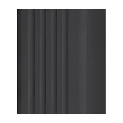 Nez de marche PVC 48x42mm, , profilé d'escalier PMW, auto-adhésif, antidérapant, d'escalier-protection, noir, 0.8m-Quest New