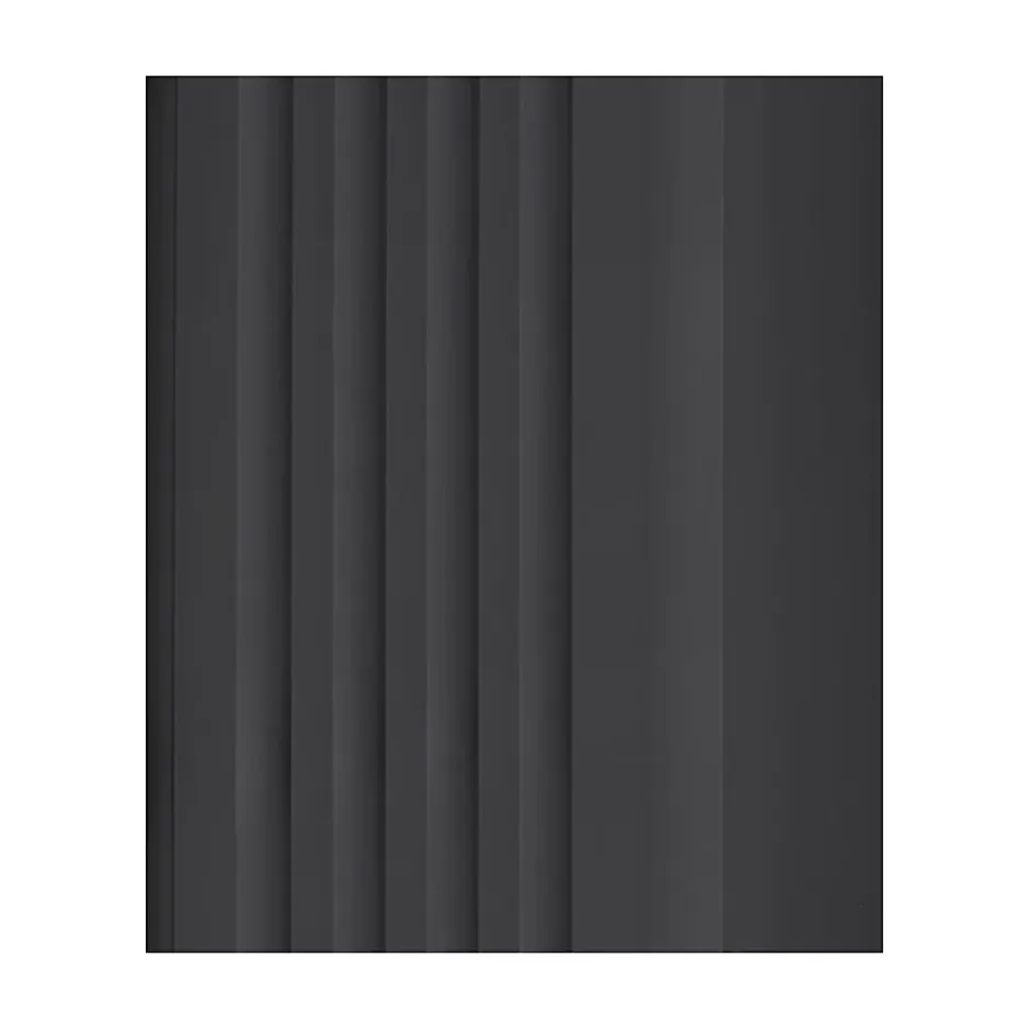 Nez de marche PVC 48x42mm, , profilé d'escalier PMW, auto-adhésif, antidérapant, d'escalier-protection, noir, 0.8m-Quest New