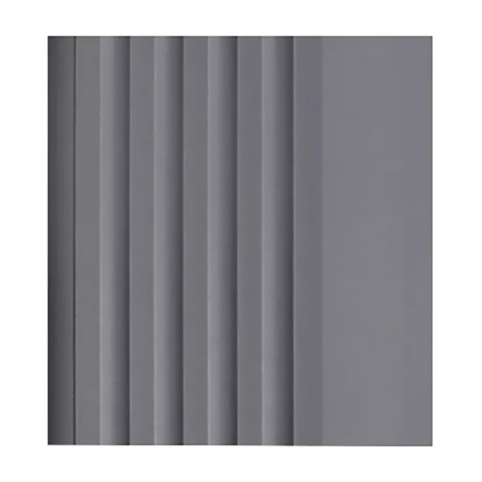 Nez de marche PVC 52x40mm, , profilé d'escalier RGP, antidérapant, d'escalier-protection, gris foncé, 1.5m-Quest New