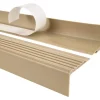 Quest Nez de marche PVC 48x42mm, , profilé d'escalier PMW, auto-adhésif, antidérapant, d'escalier-protection, beige, 1.1m