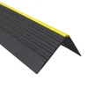 Nez de marche PVC 48x42mm, , profilé d'escalier RD-ON, auto-adhésif, antidérapant, d'escalier-protection, noir, 0.9m-Quest Outlet