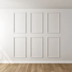 Kit moulure décor 8 - 220 à 300cm - Bois massif pour habillage mur complet-Nordlinger Pro Clearance