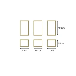 Kit Moulures Soubassement 790535 Bois naturel 3 m Habillage mural-Nordlinger Pro Best