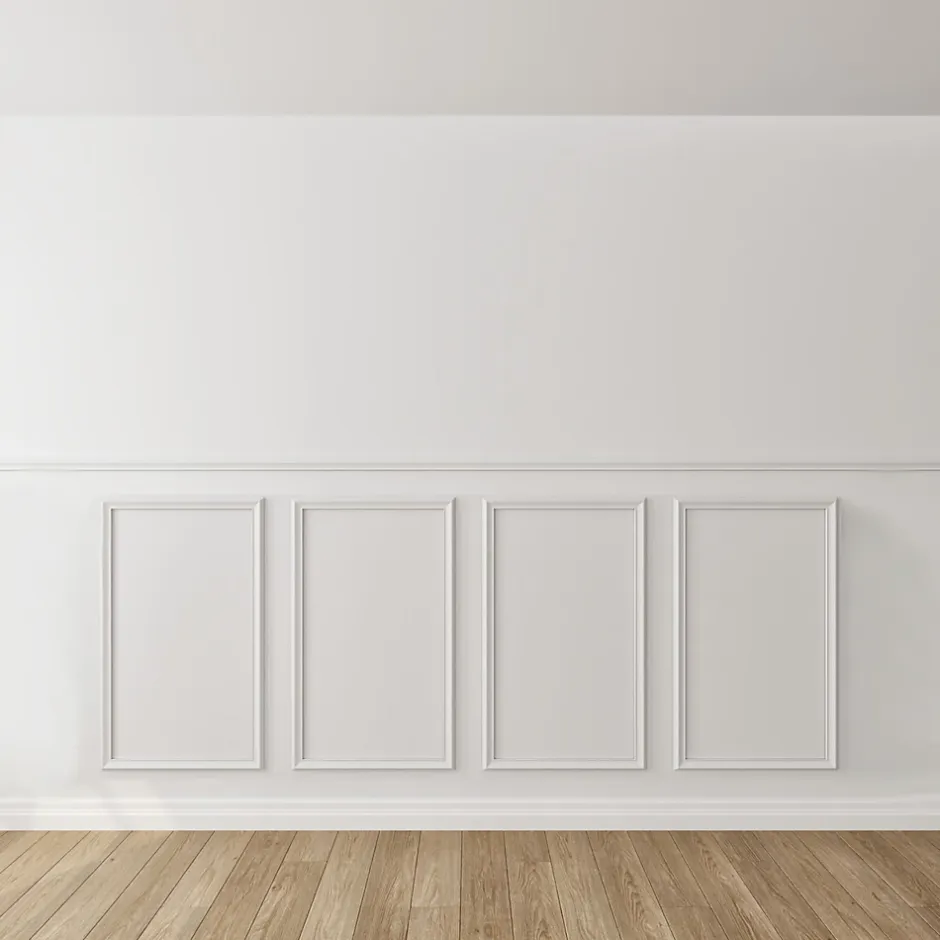 Kit Moulures Soubassement 790515 Bois naturel 3 m Décoration intérieure-Nordlinger Pro Online