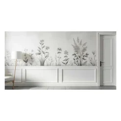 Kit Moulures Soubassement 790525 Bois naturel 4m Décoration murale-Nordlinger Pro New