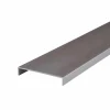 Nordlinger Pro Lot de 2 Nez de cloison gris 260 cm x 104 mm Aluminium