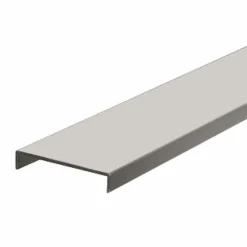 Lot de 2 Nez de cloison blanc 260 cm x 54 mm Aluminium-Nordlinger Pro New