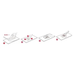 Nordlinger Pro Placage Chêne 0,25 cm x 250 cm Thermocollant 510001 Revêtement décoratif