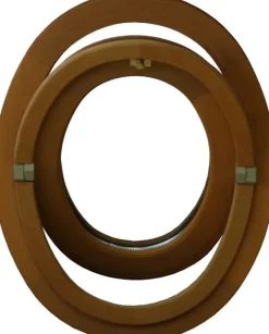 Oeil De Boeuf Bois Ovale H90 X L60 Côte Tableau-Gd Menuiseries Discount