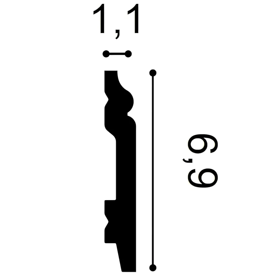 SX165 AXXENT 1 carton complet 2 Corniches Moulures Cimaises-Orac Decor Outlet