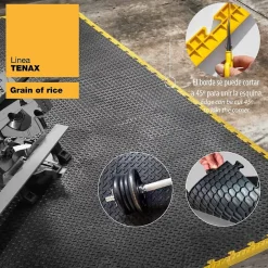 Pack 5 Bordures Femelles pour Dalle PVC noire Clipsable Sol Antidérapant Carré Garage Atelier PS50CRN/F-Intec Hot