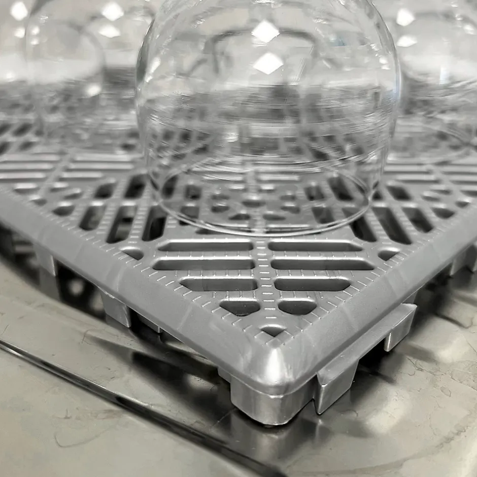 Antihumedades Pack 500 dalles auto-ventilées 30x30x1,5cm (44m² - Gris aluminium). Hôtellerie, chambres froides, garde-manger, bar, zones humides