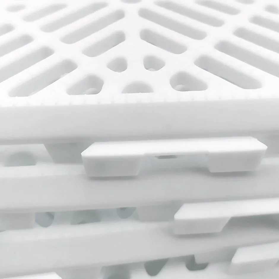 Pack 200 dalles auto-ventilées 30x30x1,5cm (18m² - Blanc). Hôtellerie, chambres froides, garde-manger, bar, zones humides-Antihumedades Outlet