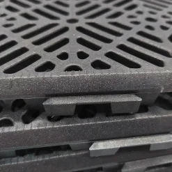 Antihumedades Pack 100 dalles auto-ventilées 30x30x1,5cm (9m² - Gris Forge). Hôtellerie, chambres froides, garde-manger, bar, zones humides