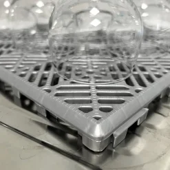 Pack 100 dalles auto-ventilées 30x30x1,5cm (9m² - Gris aluminium). Hôtellerie, chambres froides, garde-manger, bar, zones humides-Antihumedades Clearance