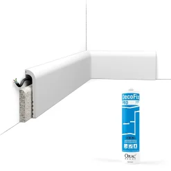 Pack 10 mètres Plinthe de rénovation SX185 avec colle - Orac x Cimaises-et-plus-Orac Decor Outlet