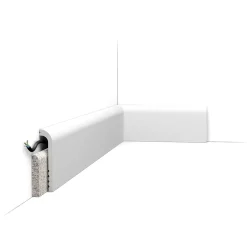 Pack 10 mètres Plinthe de rénovation SX185 avec colle - Orac x Cimaises-et-plus-Orac Decor Outlet