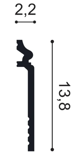 Orac Decor Pack 10 mètres Plinthe de rénovation SX186 avec colle - Orac x Cimaises-et-plus